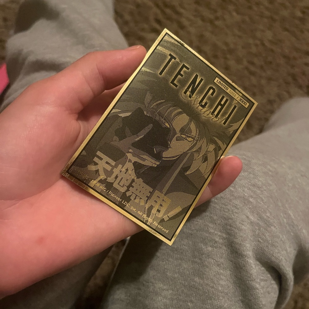 Gold TENCHI Collectible Card